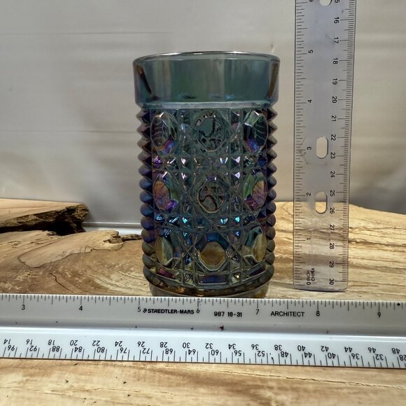 Vintage - Indiana Glass - Carnival Glass - Iridescent - Tumblers - Picture 6 of 6